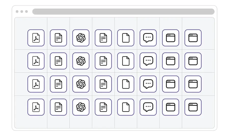 myNeutron Knowledge Base Interface showing organized AI content